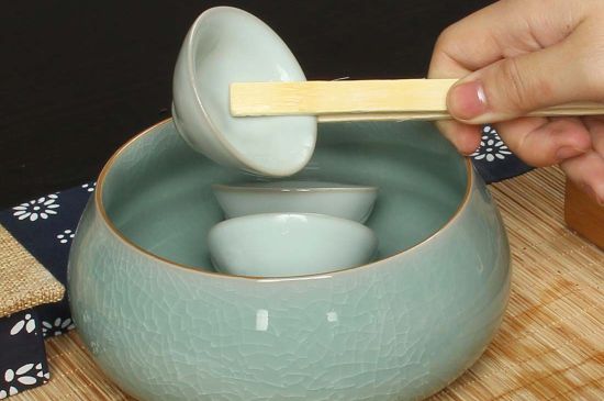 茶洗與茶盂區(qū)別圖片，怎樣使用茶盂和茶洗