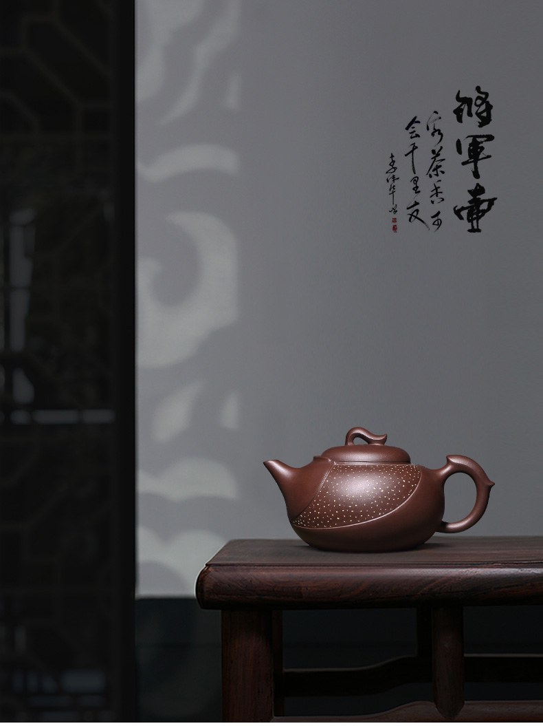 將軍壺紫砂壺，雅韻精美紫砂壺